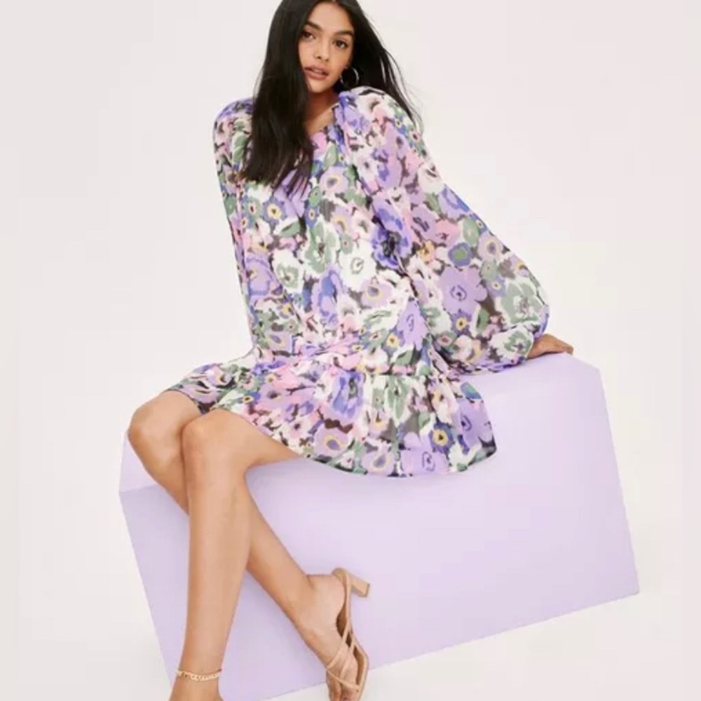 Floral Mini Shift Dress